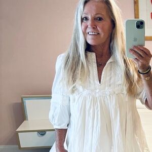 Summer cotton blouse